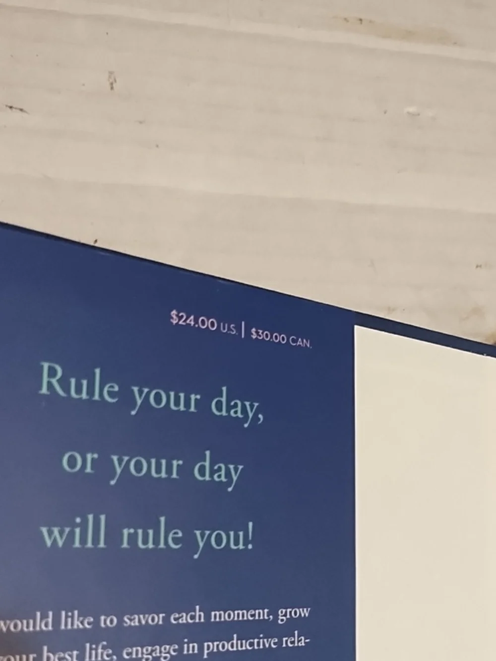 New Rule Your Day Hardcover - Multicolor